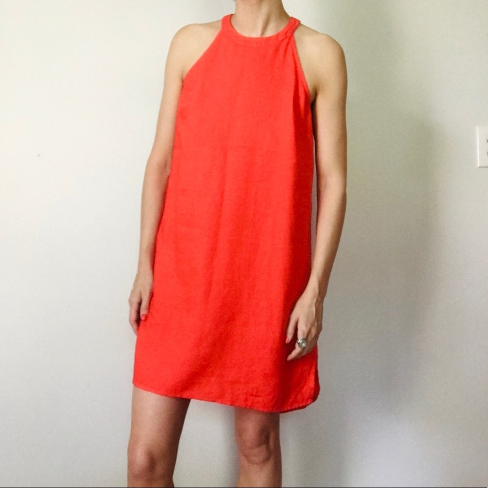 Vibrant linen shift dress - Picture 13 of 13